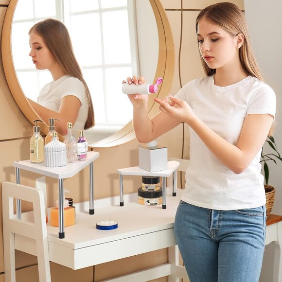 Bathroom Countertop Organizer Counter Shelf - Bathroom Organization - Picture 4 of 6